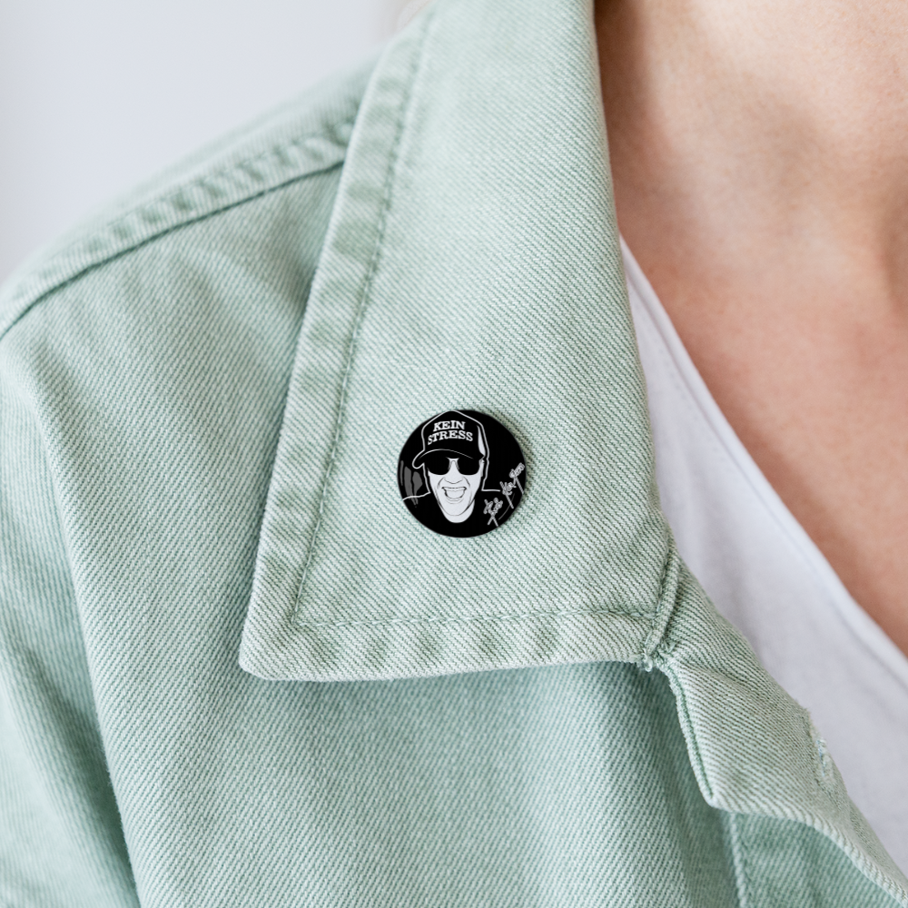 Boscho Kein Stress ® Buttons klein 25 mm (5er Pack) - weiß