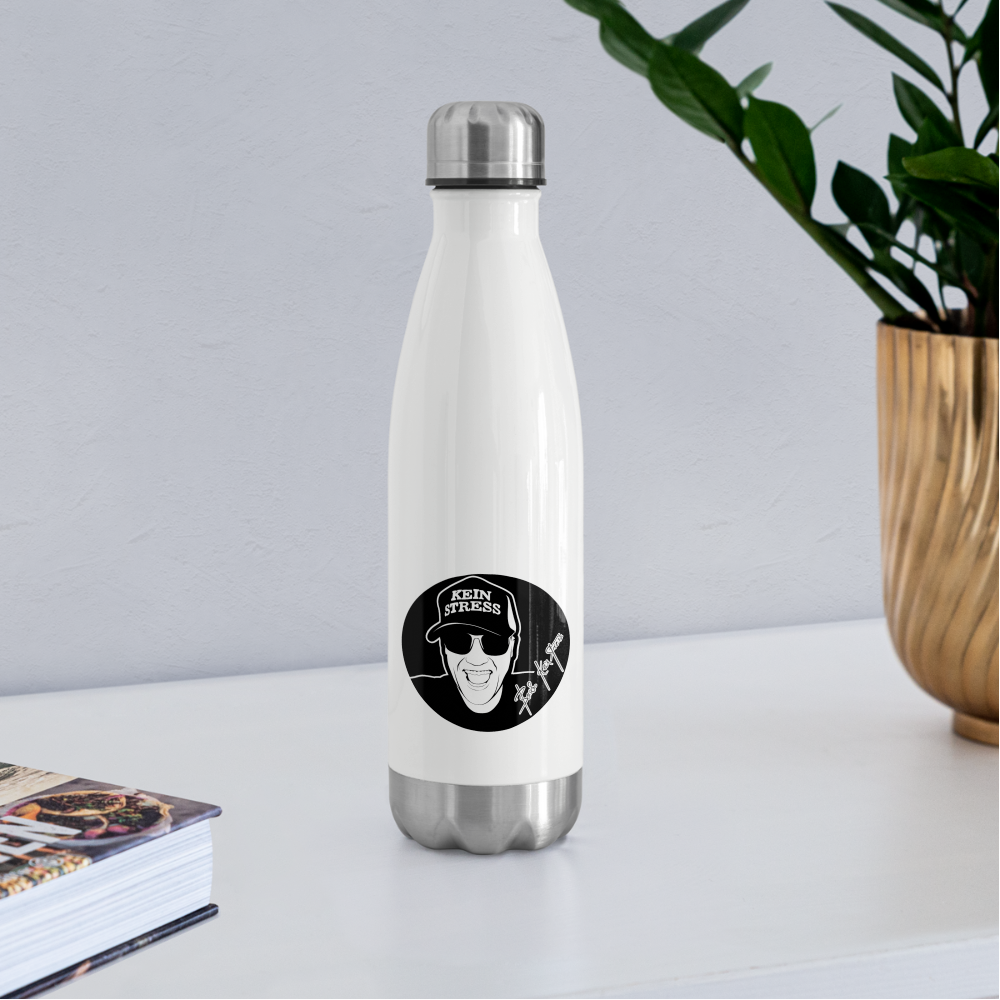 Boscho Kein Stress ® Isolierflasche - weiß