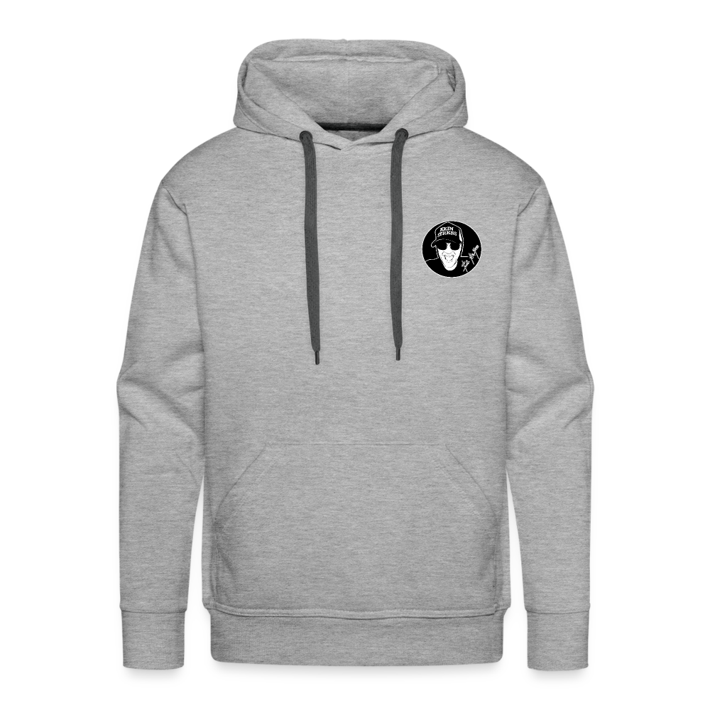 Boscho Kein Stress ® Männer Premium Hoodie - Grau meliert