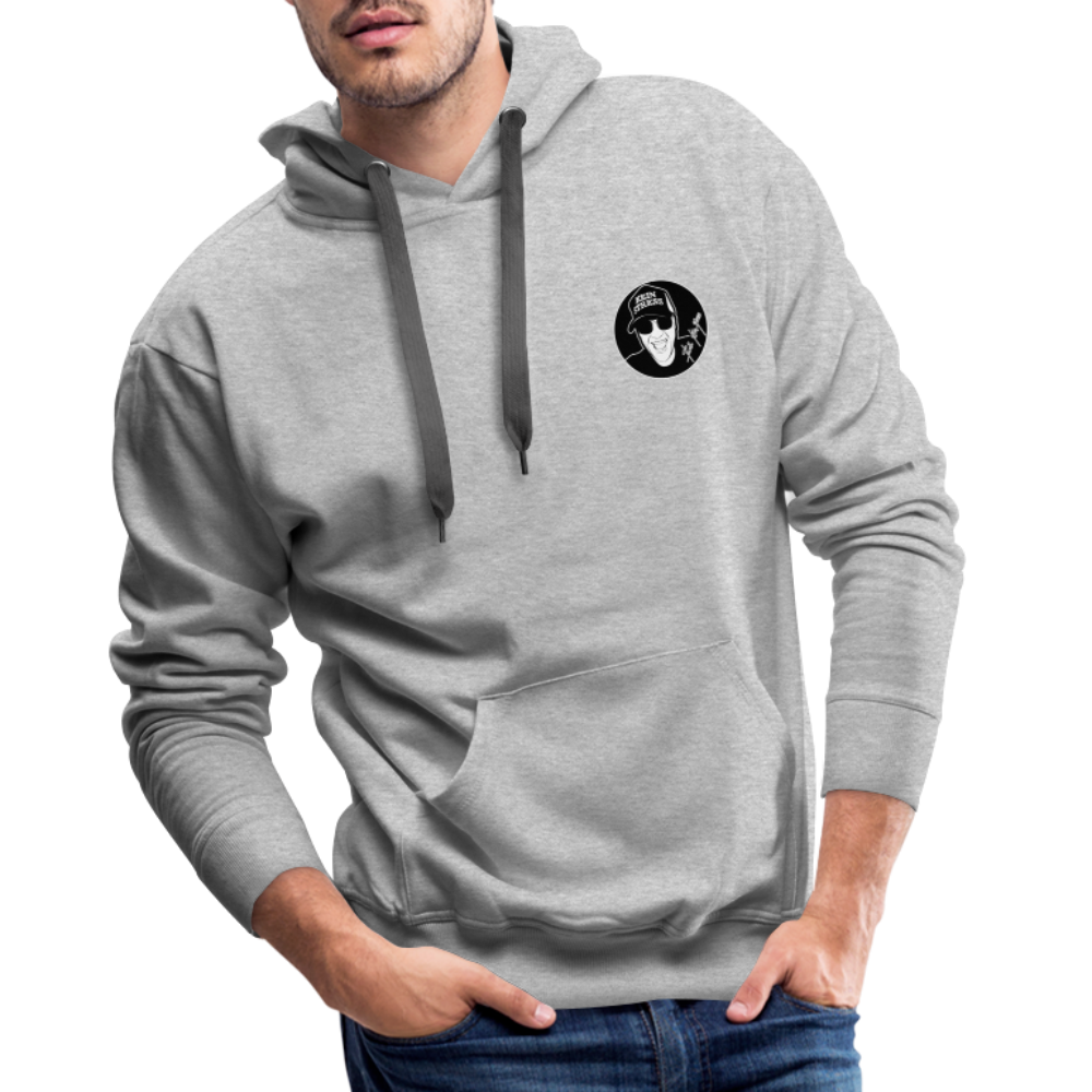Boscho Kein Stress ® Männer Premium Hoodie - Grau meliert