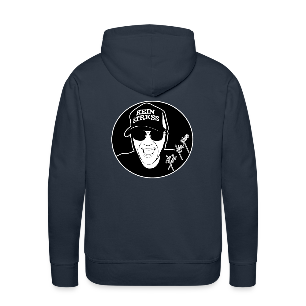 Boscho Kein Stress ® Männer Premium Hoodie - Navy