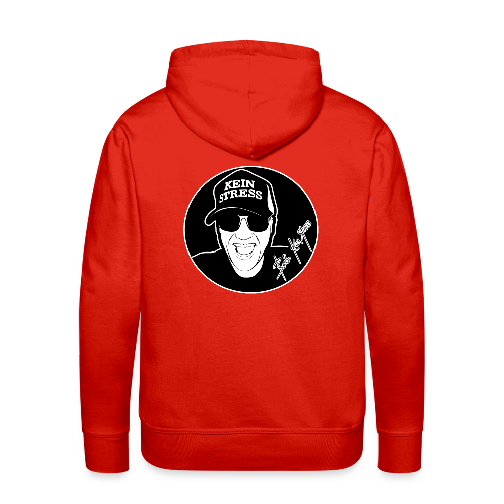 Boscho Kein Stress ® Männer Premium Hoodie - Rot