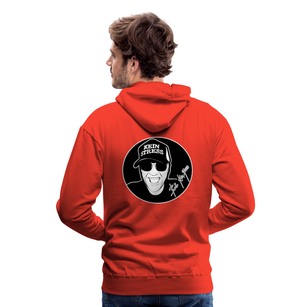Boscho Kein Stress ® Männer Premium Hoodie - Rot