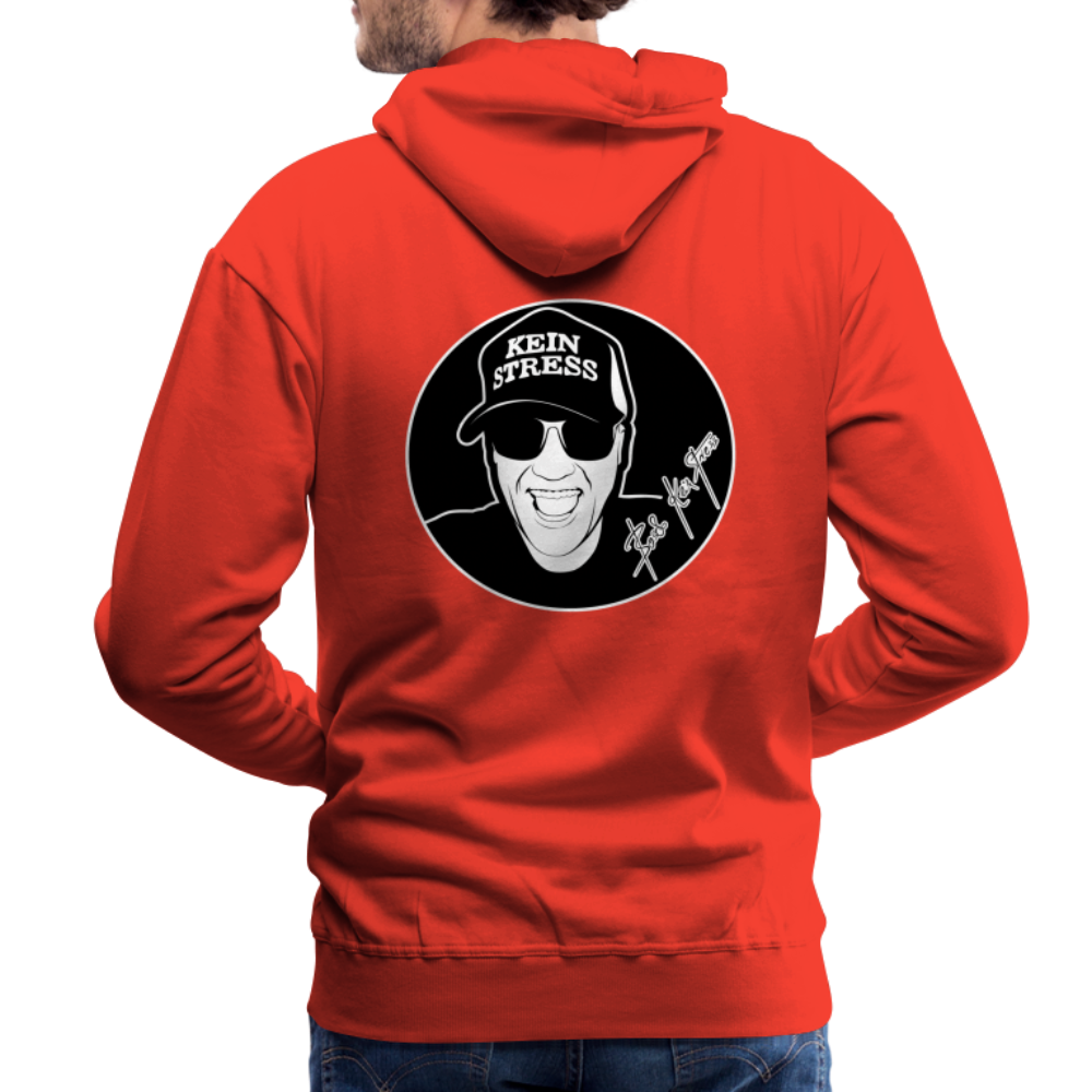 Boscho Kein Stress ® Männer Premium Hoodie - Rot