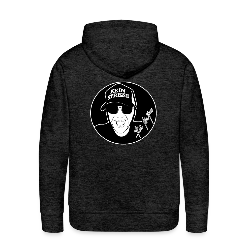 Boscho Kein Stress ® Männer Premium Hoodie - Anthrazit