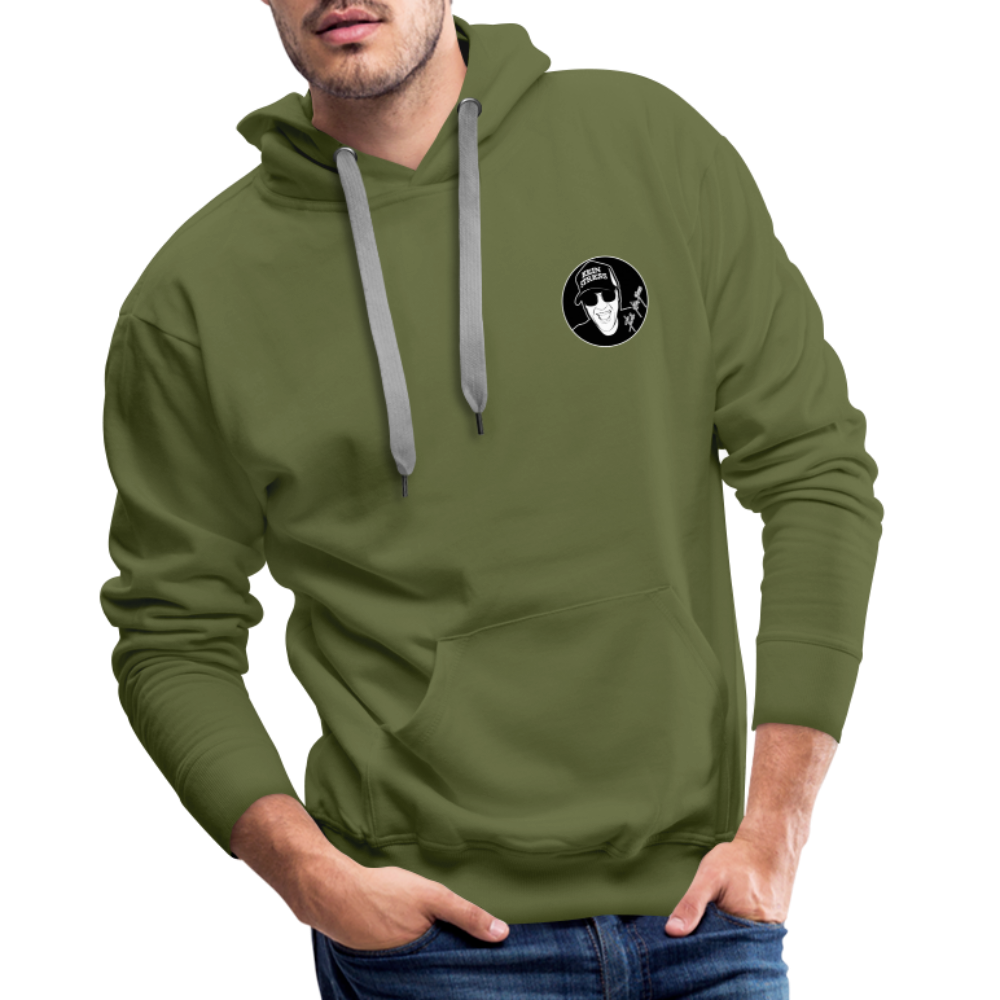 Boscho Kein Stress ® Männer Premium Hoodie - Olivgrün