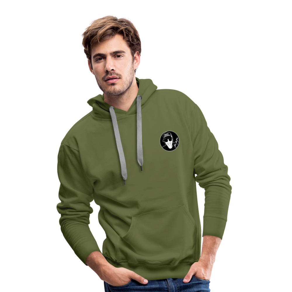 Boscho Kein Stress ® Männer Premium Hoodie - Olivgrün