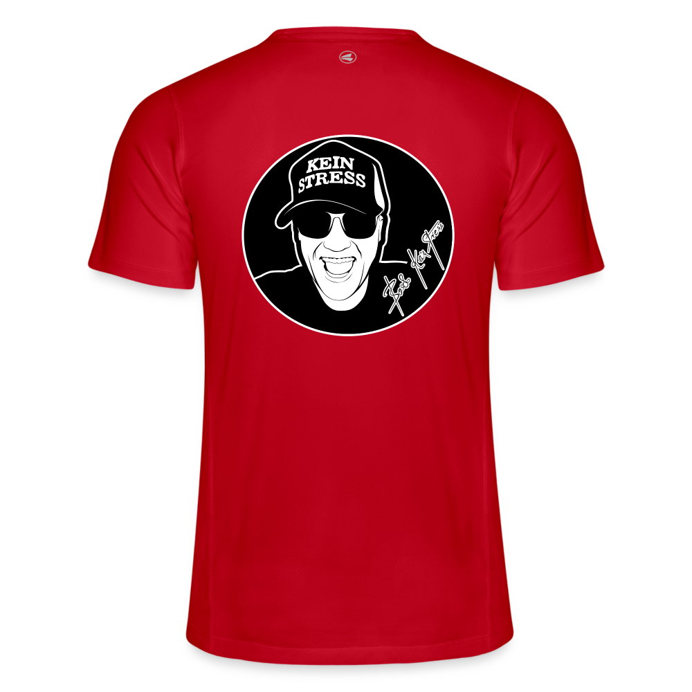 Boscho Kein Stress ® JAKO Männer T-Shirt Laufshirt Run 2.0 - Rot