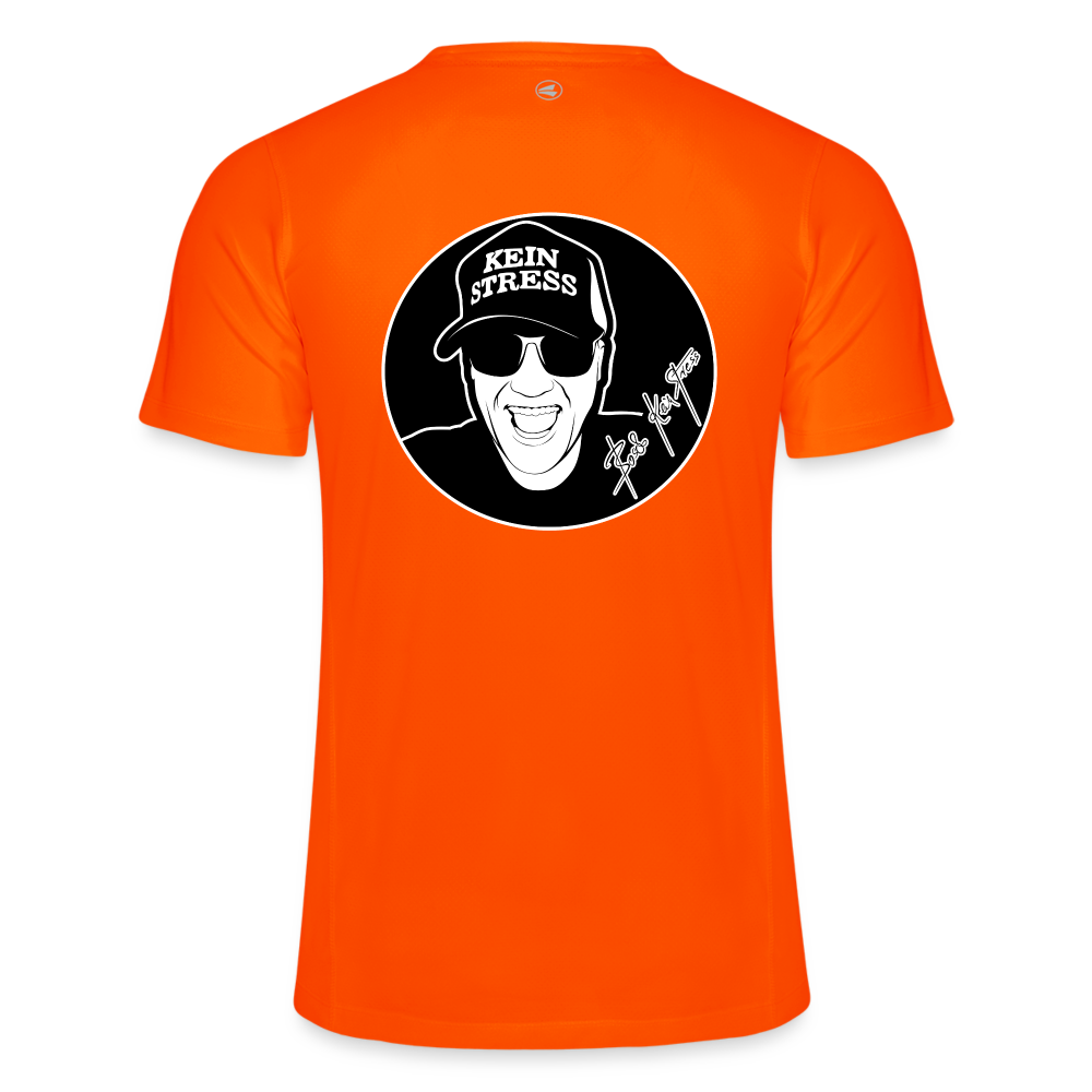 Boscho Kein Stress ® JAKO Männer T-Shirt Laufshirt Run 2.0 - Neonorange