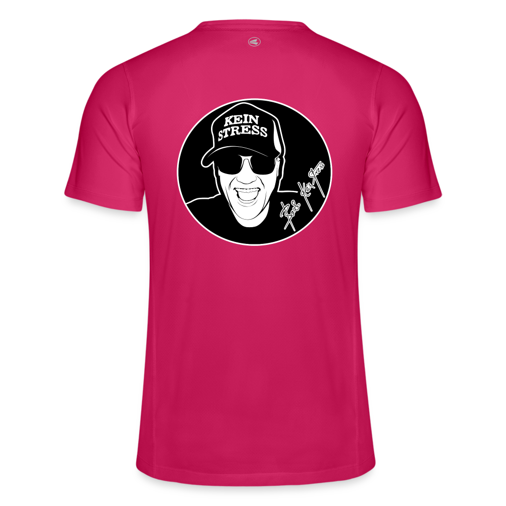 Boscho Kein Stress ® JAKO Männer T-Shirt Laufshirt Run 2.0 - dunkles Pink