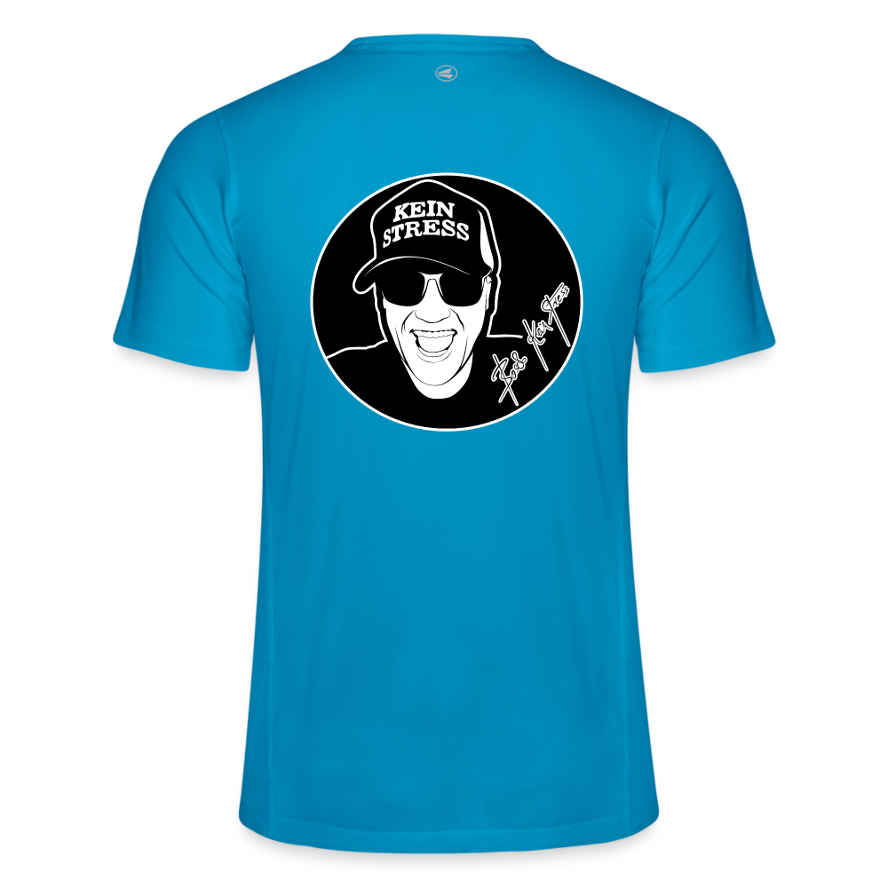 Boscho Kein Stress ® JAKO Männer T-Shirt Laufshirt Run 2.0 - Saphirblau