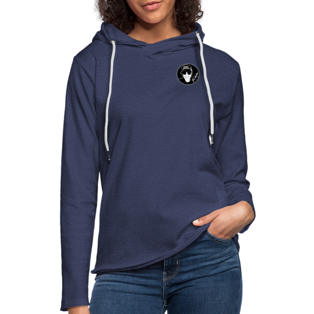 Boscho Kein Stress ® Leichtes Kapuzensweatshirt Unisex - Navy meliert