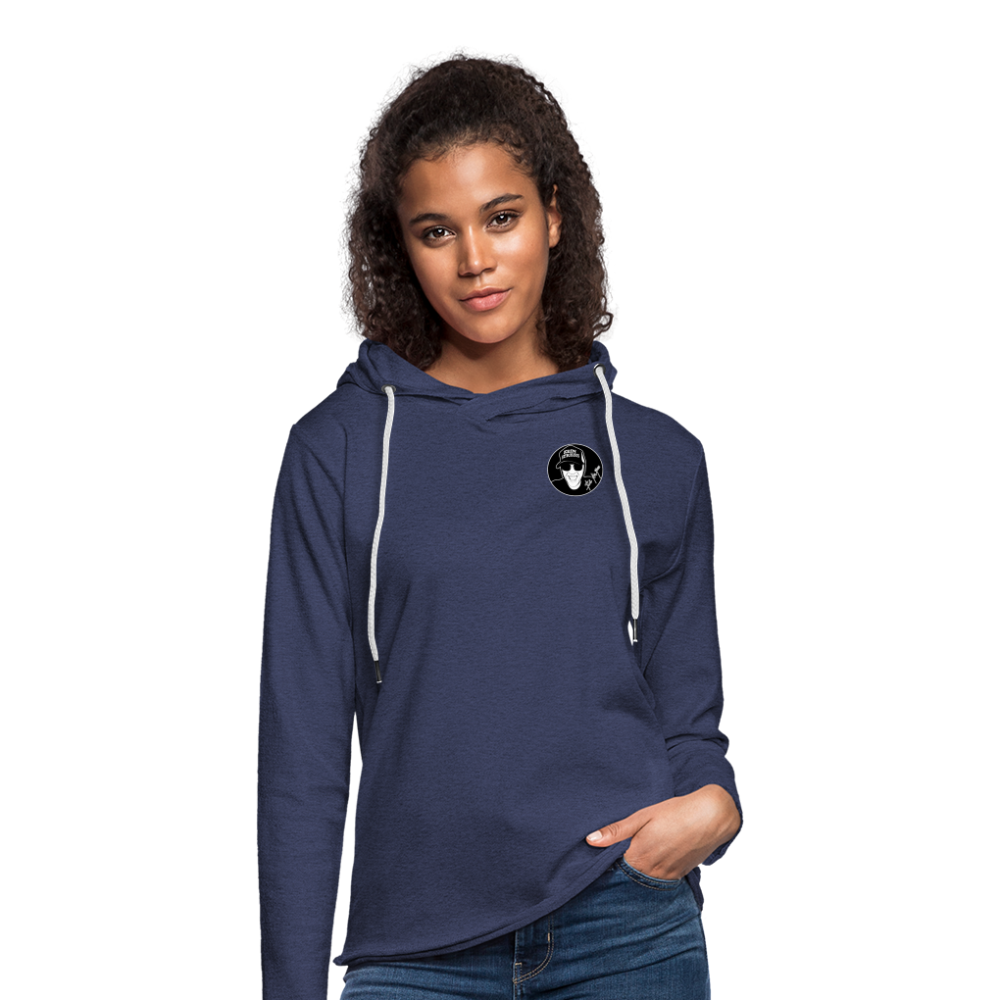Boscho Kein Stress ® Leichtes Kapuzensweatshirt Unisex - Navy meliert
