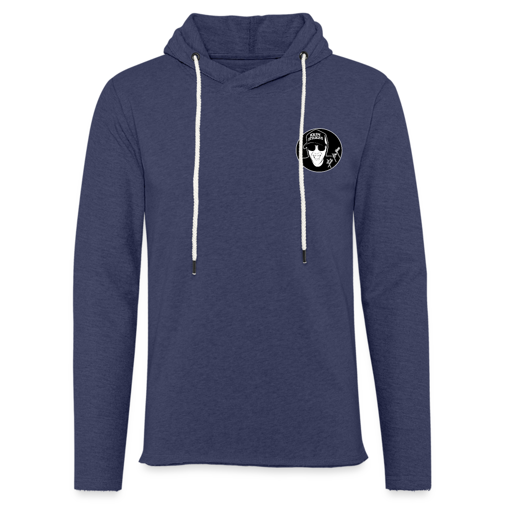 Boscho Kein Stress ® Leichtes Kapuzensweatshirt Unisex - Navy meliert