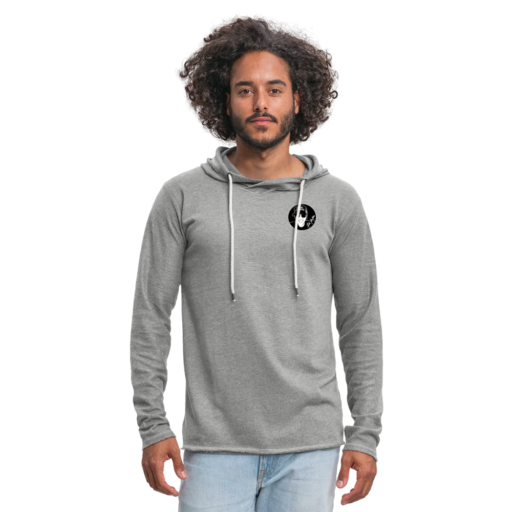 Boscho Kein Stress ® Leichtes Kapuzensweatshirt Unisex - Grau meliert