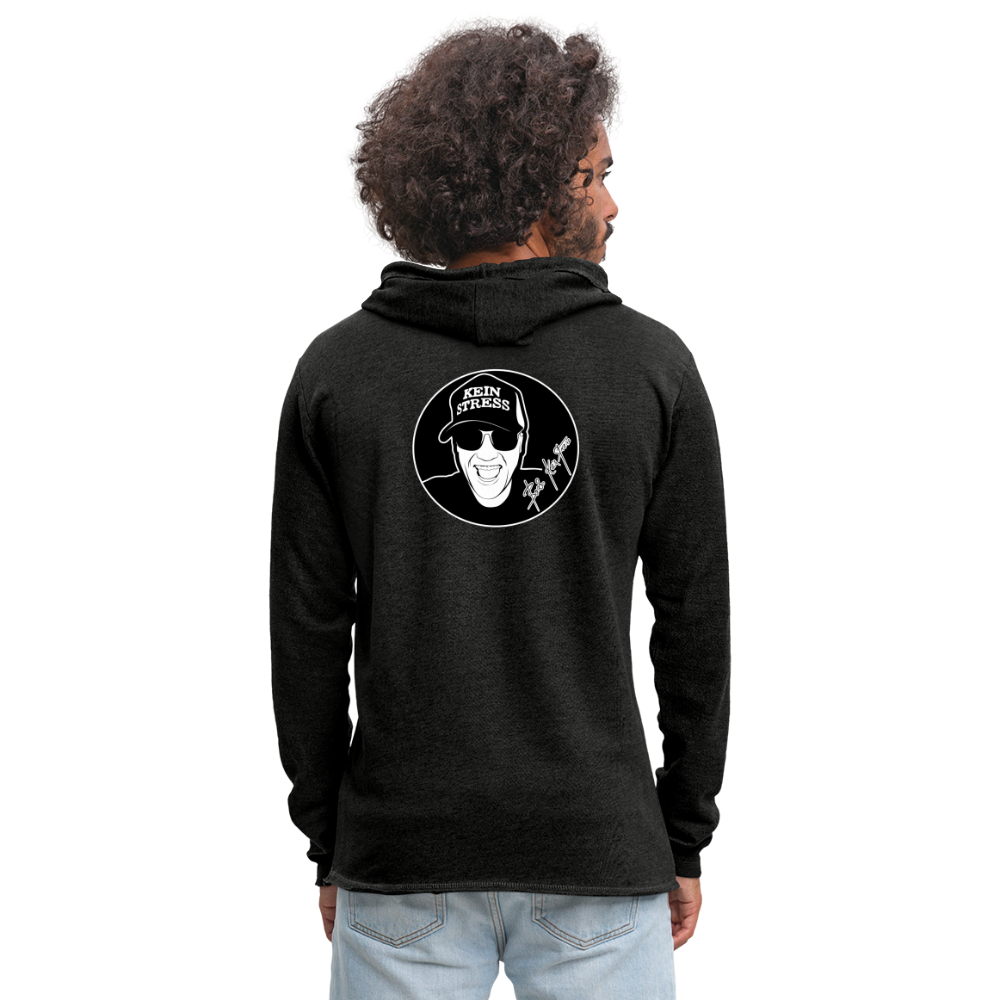Boscho Kein Stress ® Leichtes Kapuzensweatshirt Unisex - Anthrazit