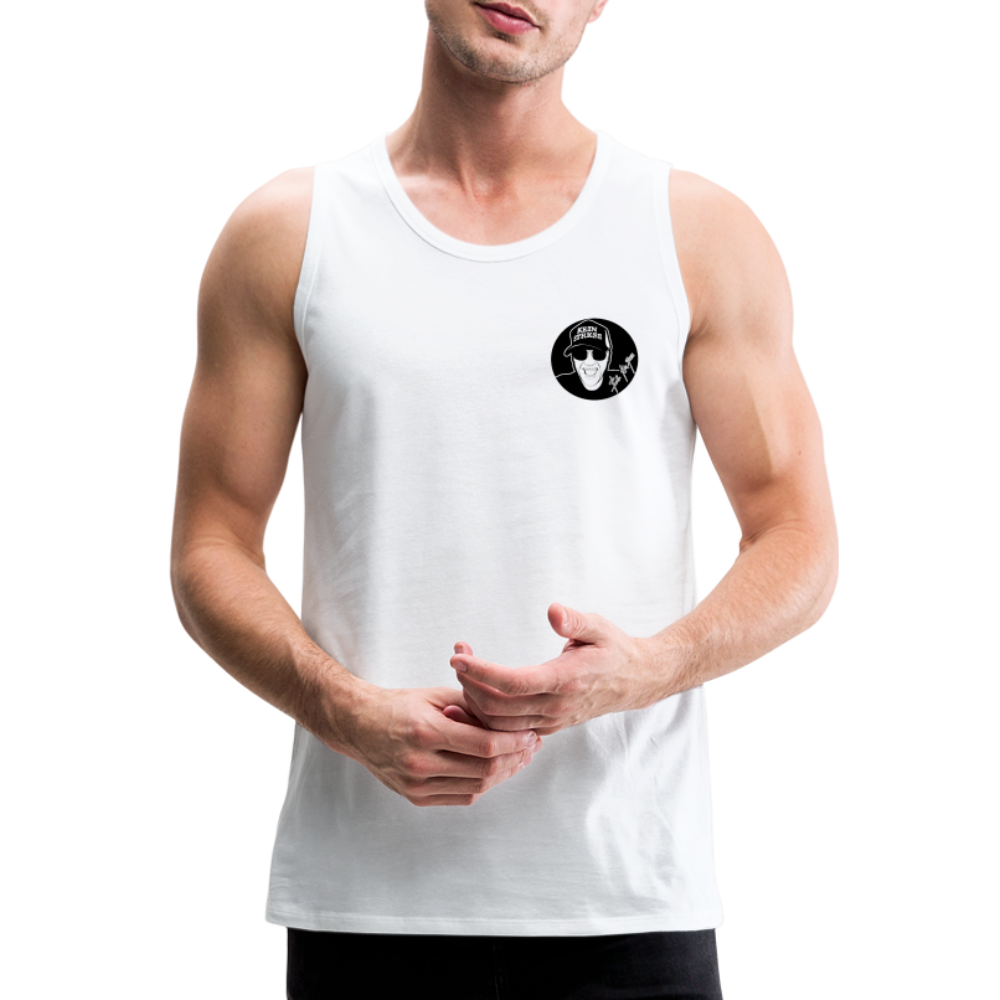 Boscho Kein Stress ® Männer Premium Tank Top - weiß