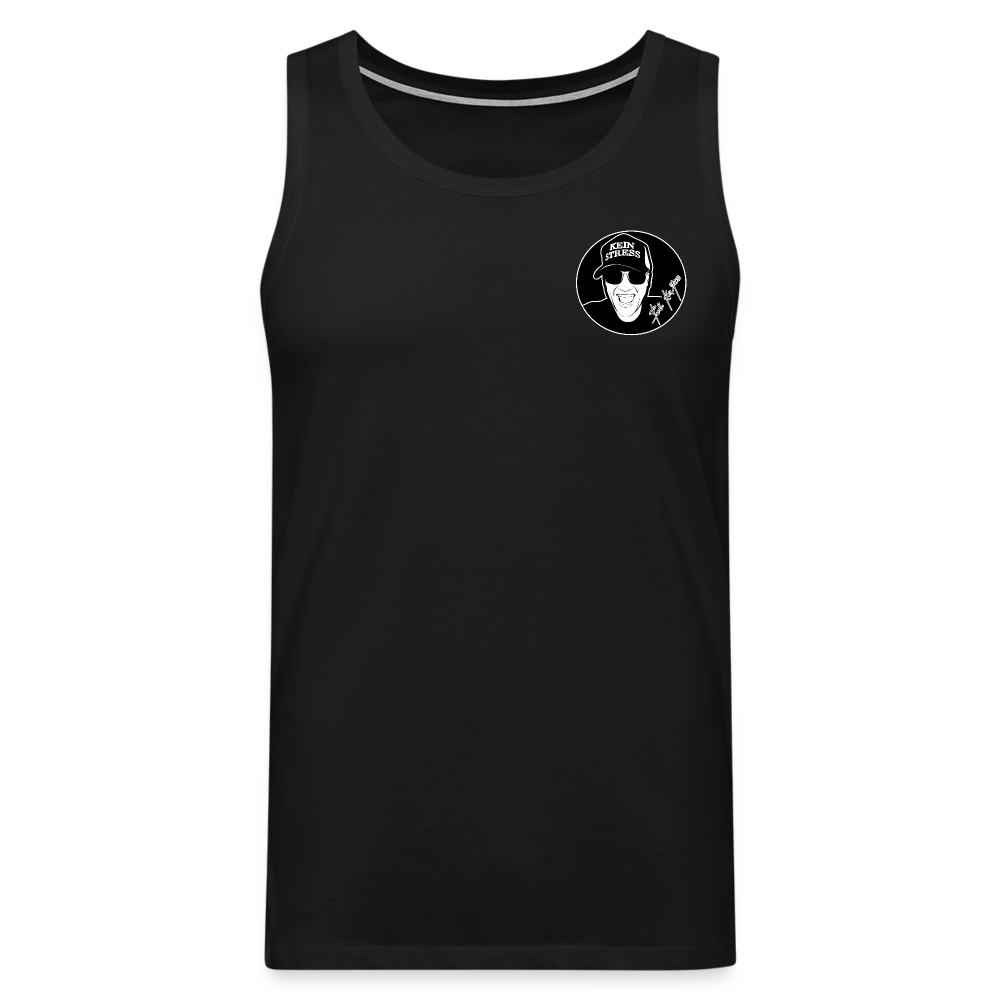 Boscho Kein Stress ® Männer Premium Tank Top - Schwarz