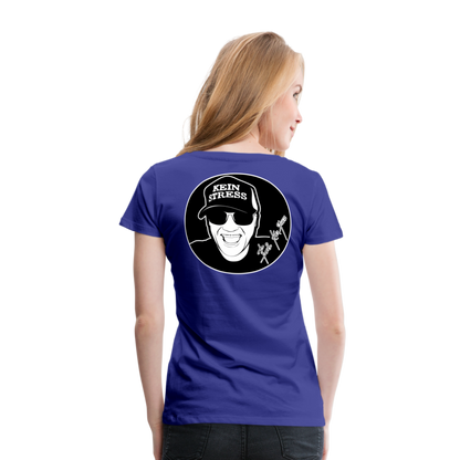 Boscho Kein Stress ® Frauen Premium T-Shirt - Königsblau