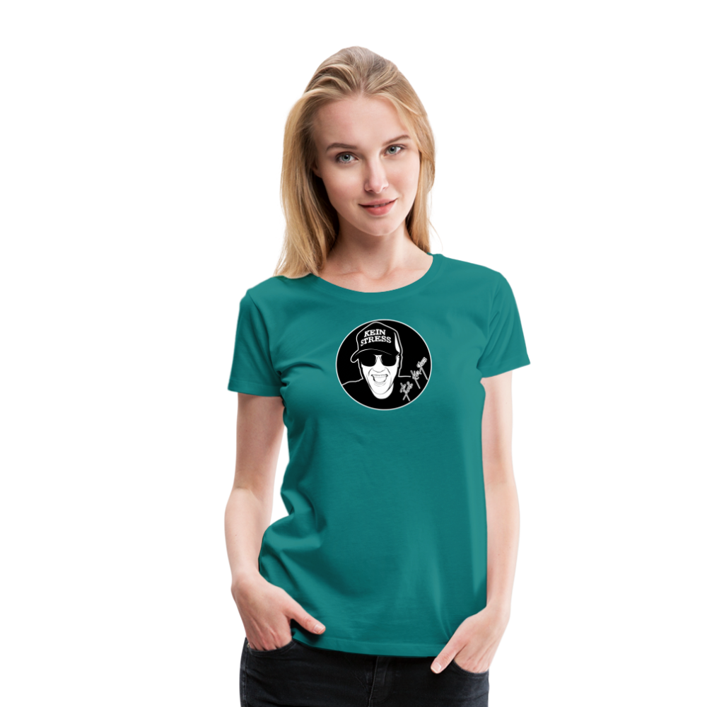 Boscho Kein Stress ® Frauen Premium T-Shirt - Divablau