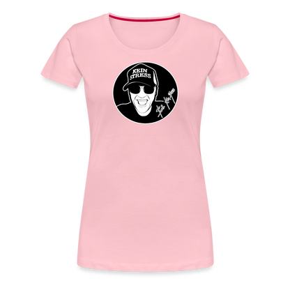 Boscho Kein Stress ® Frauen Premium T-Shirt - Hellrosa