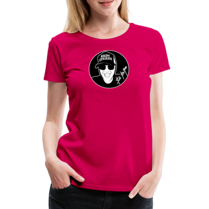 Boscho Kein Stress ® Frauen Premium T-Shirt - dunkles Pink