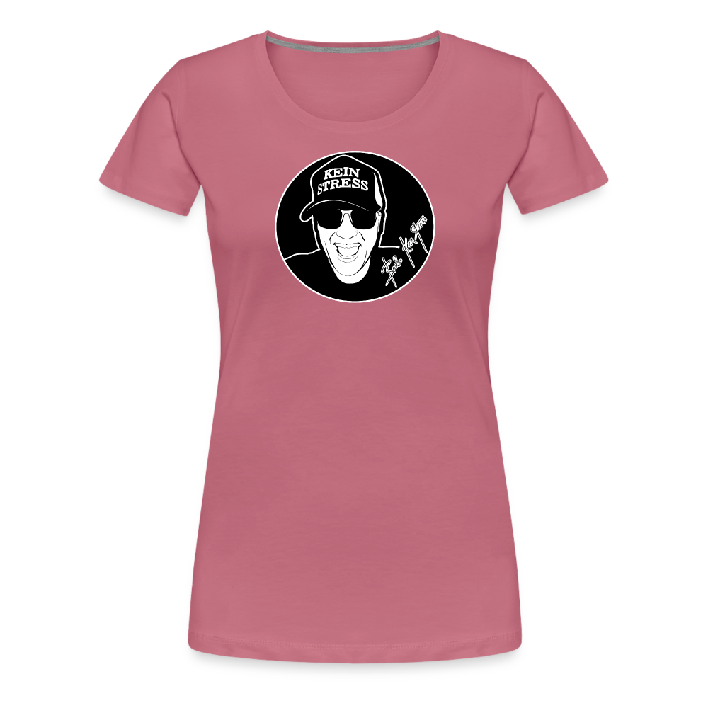 Boscho Kein Stress ® Frauen Premium T-Shirt - Malve