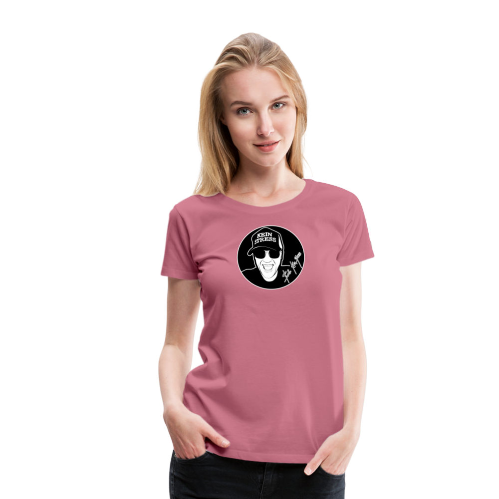 Boscho Kein Stress ® Frauen Premium T-Shirt - Malve