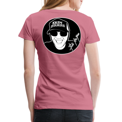 Boscho Kein Stress ® Frauen Premium T-Shirt - Malve
