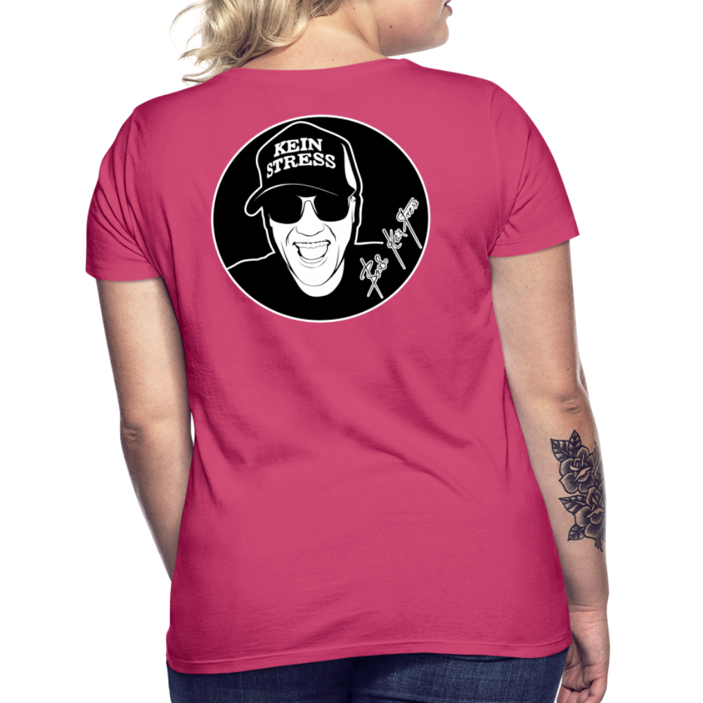 Boscho Kein Stress ® Frauen T-Shirt - Azalea