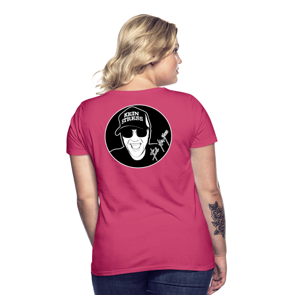 Boscho Kein Stress ® Frauen T-Shirt - Azalea