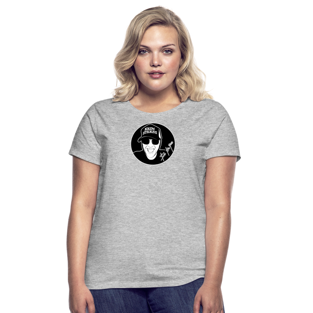 Boscho Kein Stress ® Frauen T-Shirt - Grau meliert