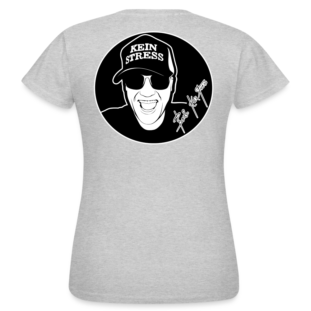 Boscho Kein Stress ® Frauen T-Shirt - Grau meliert