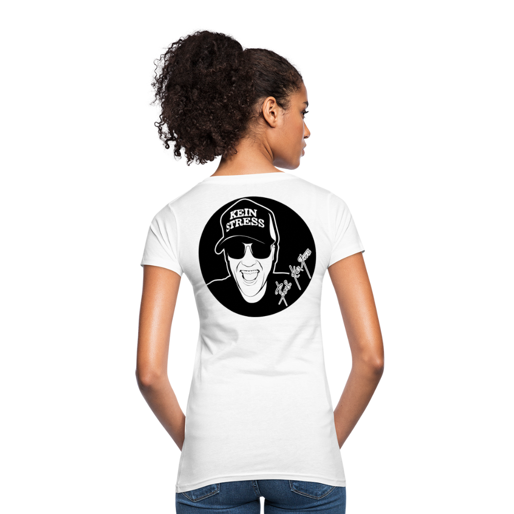 Boscho Kein Stress ® Frauen Bio-T-Shirt - weiß