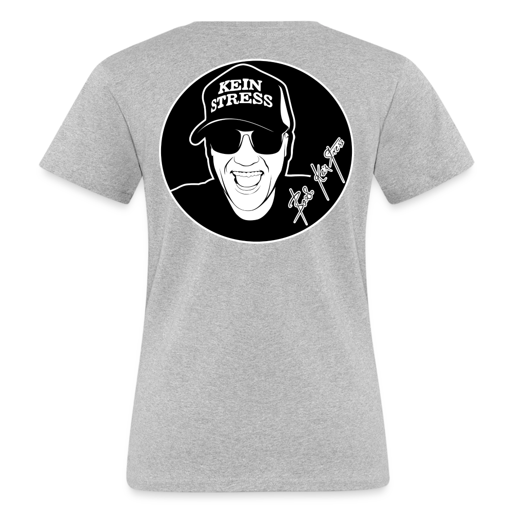 Boscho Kein Stress ® Frauen Bio-T-Shirt - Grau meliert