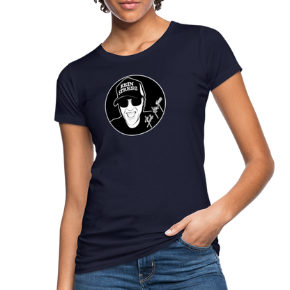 Boscho Kein Stress ® Frauen Bio-T-Shirt - Navy