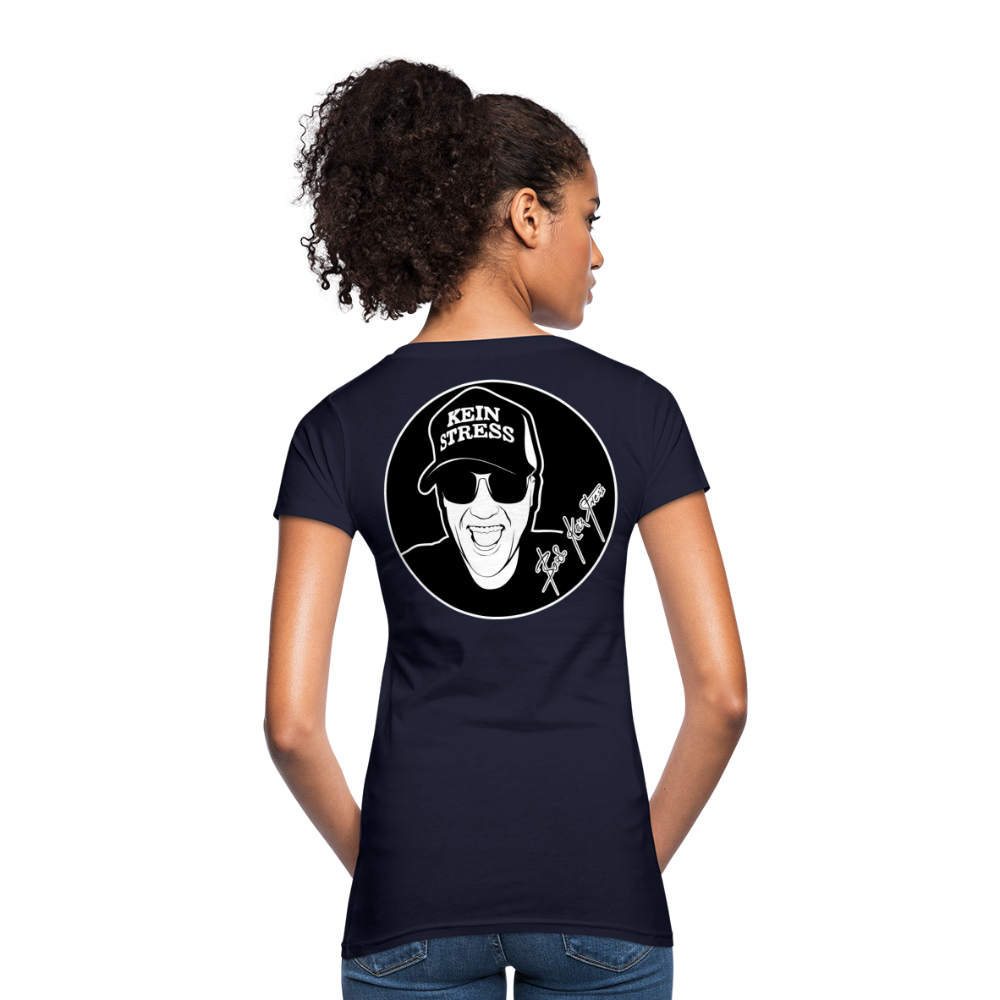 Boscho Kein Stress ® Frauen Bio-T-Shirt - Navy