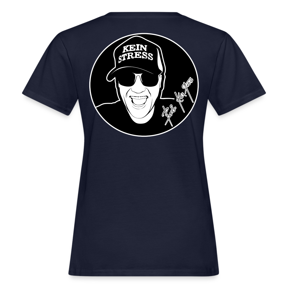 Boscho Kein Stress ® Frauen Bio-T-Shirt - Navy