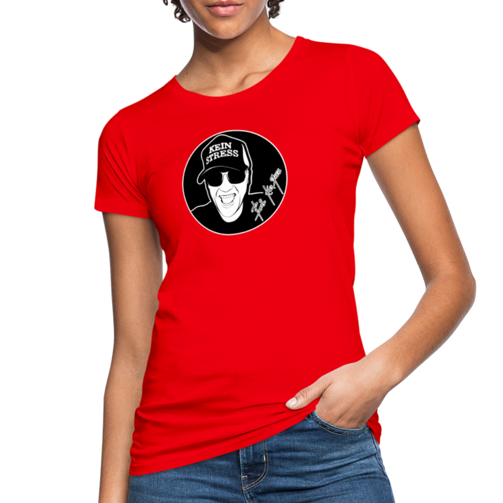 Boscho Kein Stress ® Frauen Bio-T-Shirt - Rot