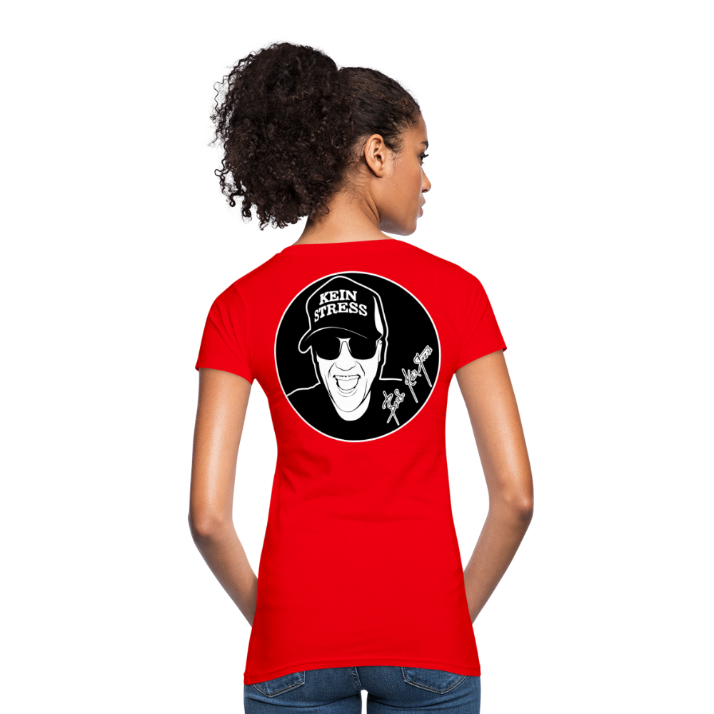 Boscho Kein Stress ® Frauen Bio-T-Shirt - Rot