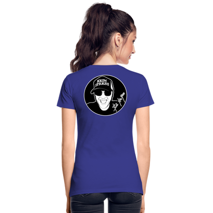 Boscho Kein Stress ® Frauen Premium Bio T-Shirt - Königsblau