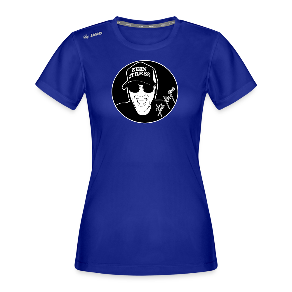 Boscho Kein Stress ® JAKO Frauen T-Shirt Laufshirt Run 2.0 - Royalblau