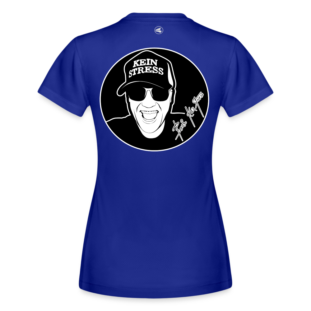 Boscho Kein Stress ® JAKO Frauen T-Shirt Laufshirt Run 2.0 - Royalblau
