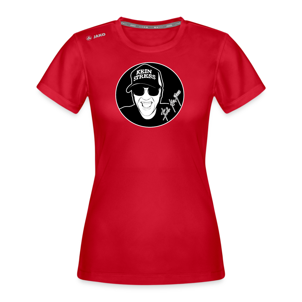 Boscho Kein Stress ® JAKO Frauen T-Shirt Laufshirt Run 2.0 - Rot