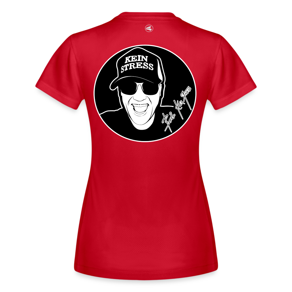 Boscho Kein Stress ® JAKO Frauen T-Shirt Laufshirt Run 2.0 - Rot