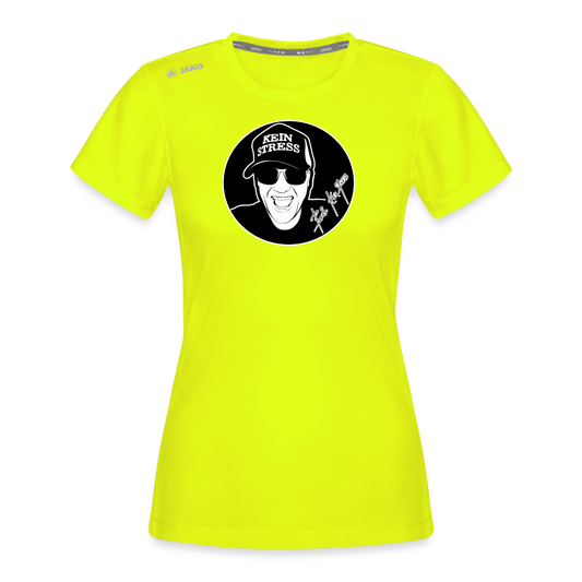 Boscho Kein Stress ® JAKO Frauen T-Shirt Laufshirt Run 2.0 - Neongelb
