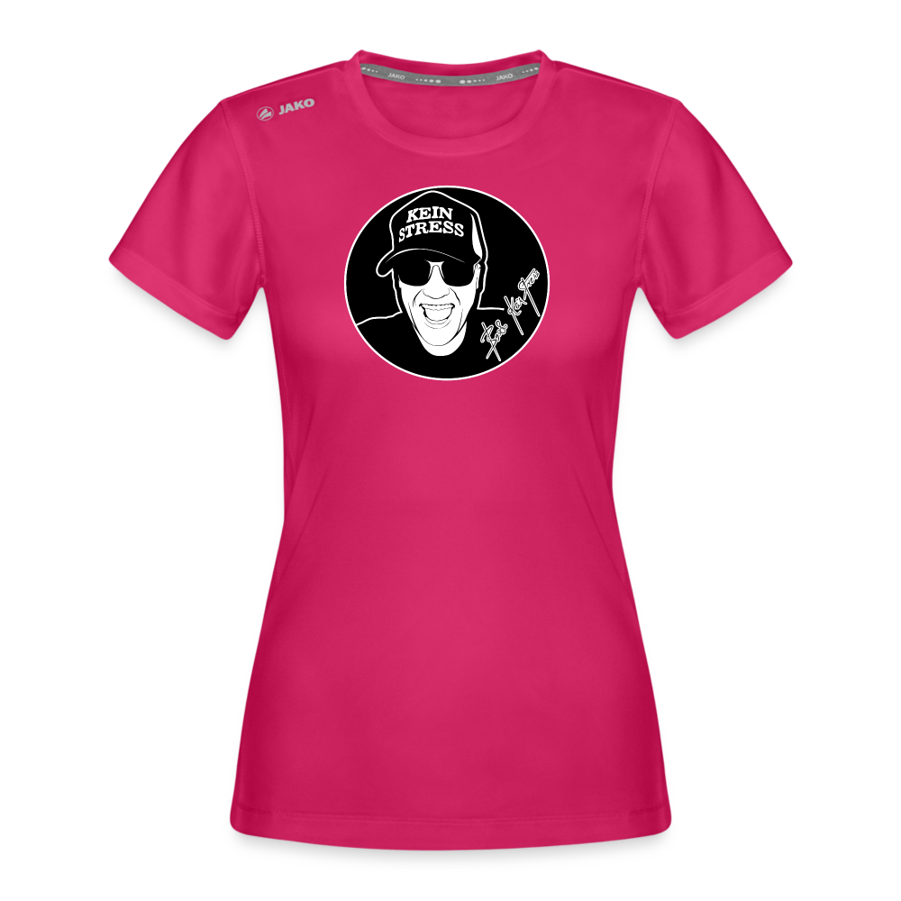 Boscho Kein Stress ® JAKO Frauen T-Shirt Laufshirt Run 2.0 - dunkles Pink