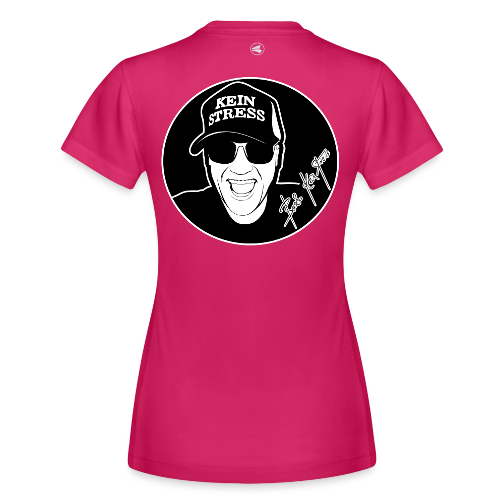 Boscho Kein Stress ® JAKO Frauen T-Shirt Laufshirt Run 2.0 - dunkles Pink
