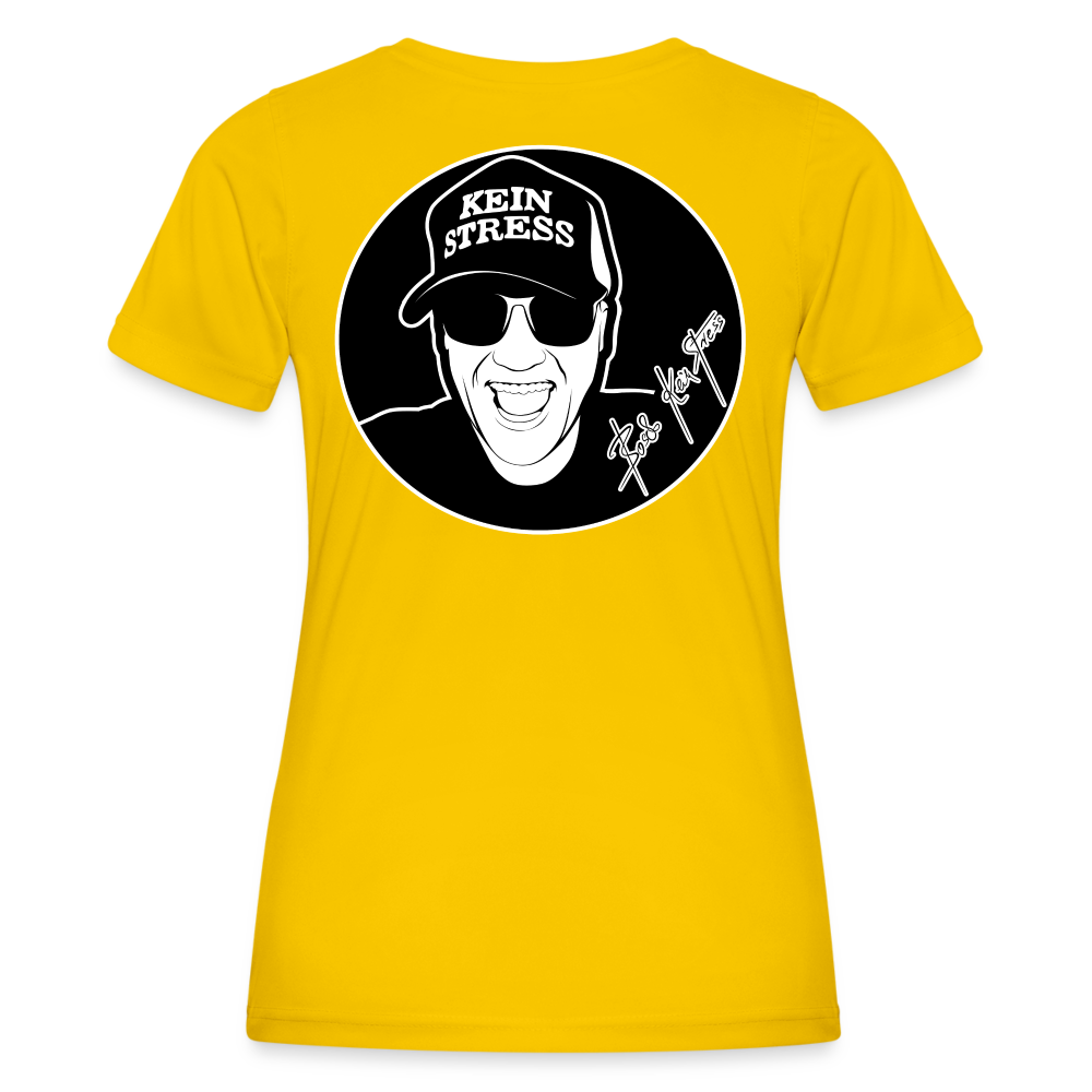 Boscho Kein Stress ® Frauen Funktions-T-Shirt - Eigelb