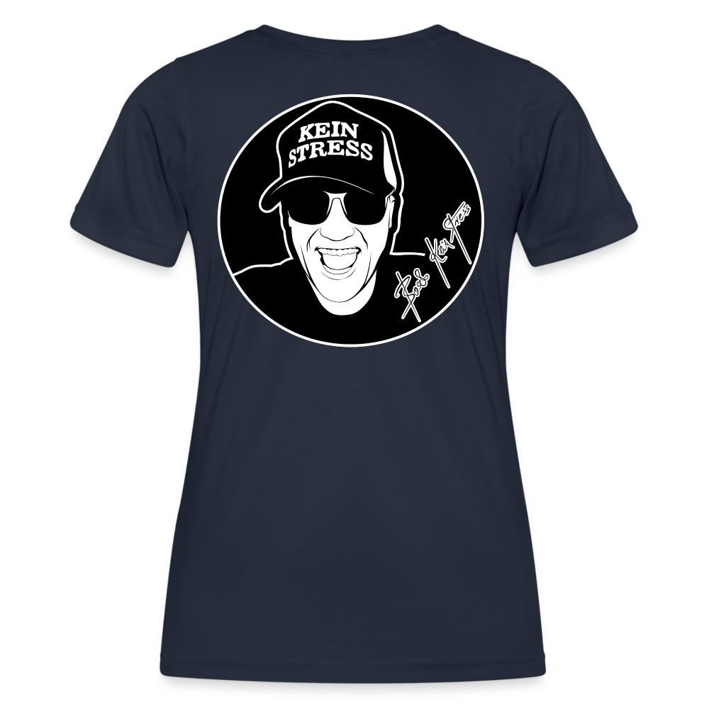 Boscho Kein Stress ® Frauen Funktions-T-Shirt - Navy